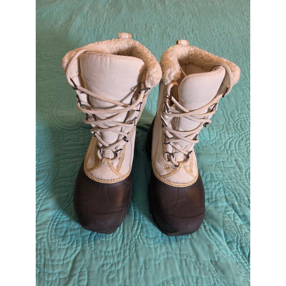 Sorel Tofino Womens Winter Boots Cream Brown Thinsulate NL1436-105 Size 5.5